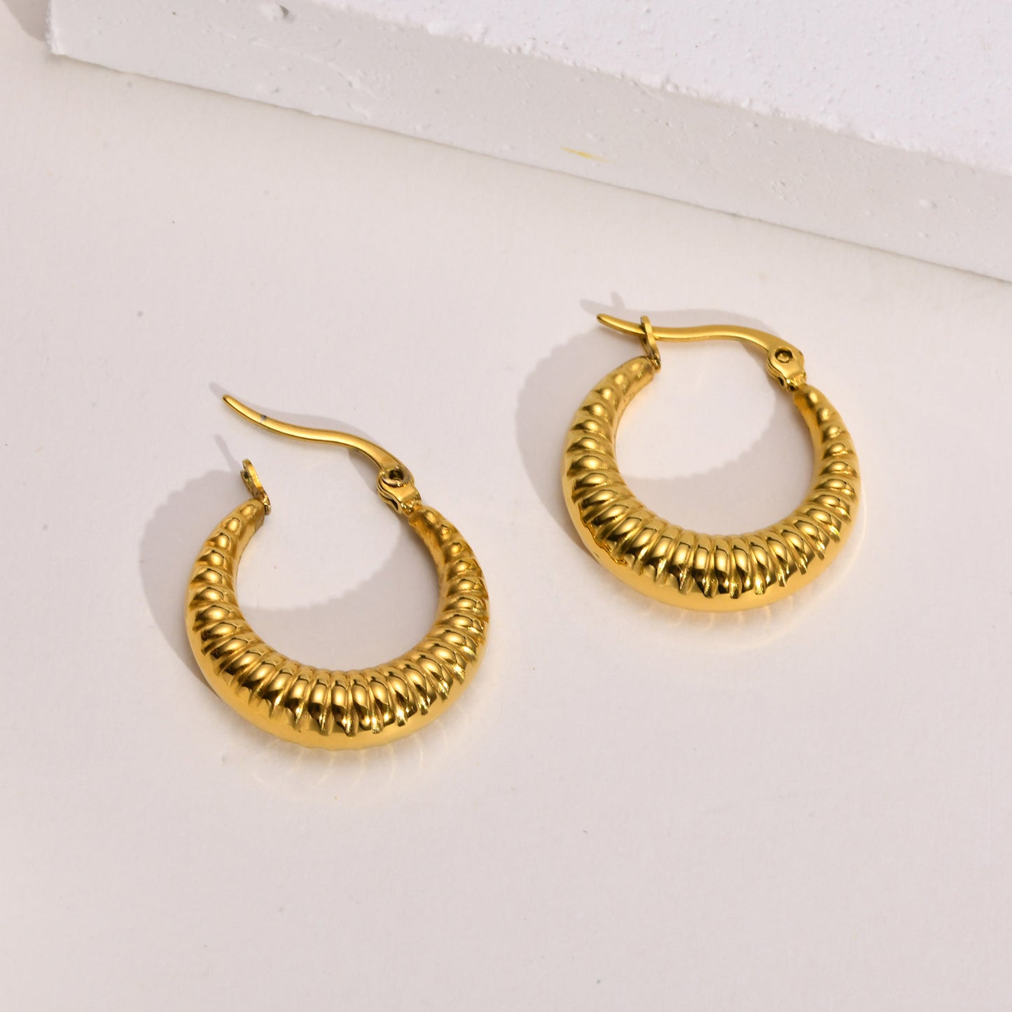 Titanium Steel Hollow Earrings Wholesale Jewelry For Women