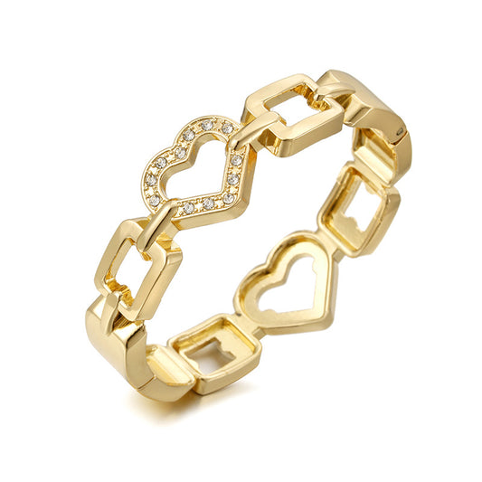 Asymmetric Chain Buckle Bracelet - Vienna Verve Collection