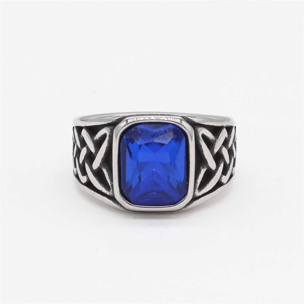 Planderful Viking Celtic Ring Titanium Steel Unisex Protection Charm Everyday Genie