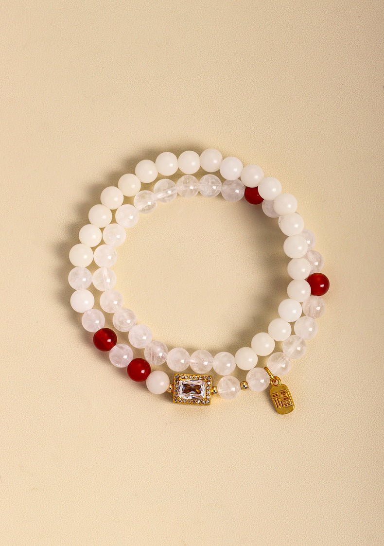 Amethyst Double-Wrap Bracelet