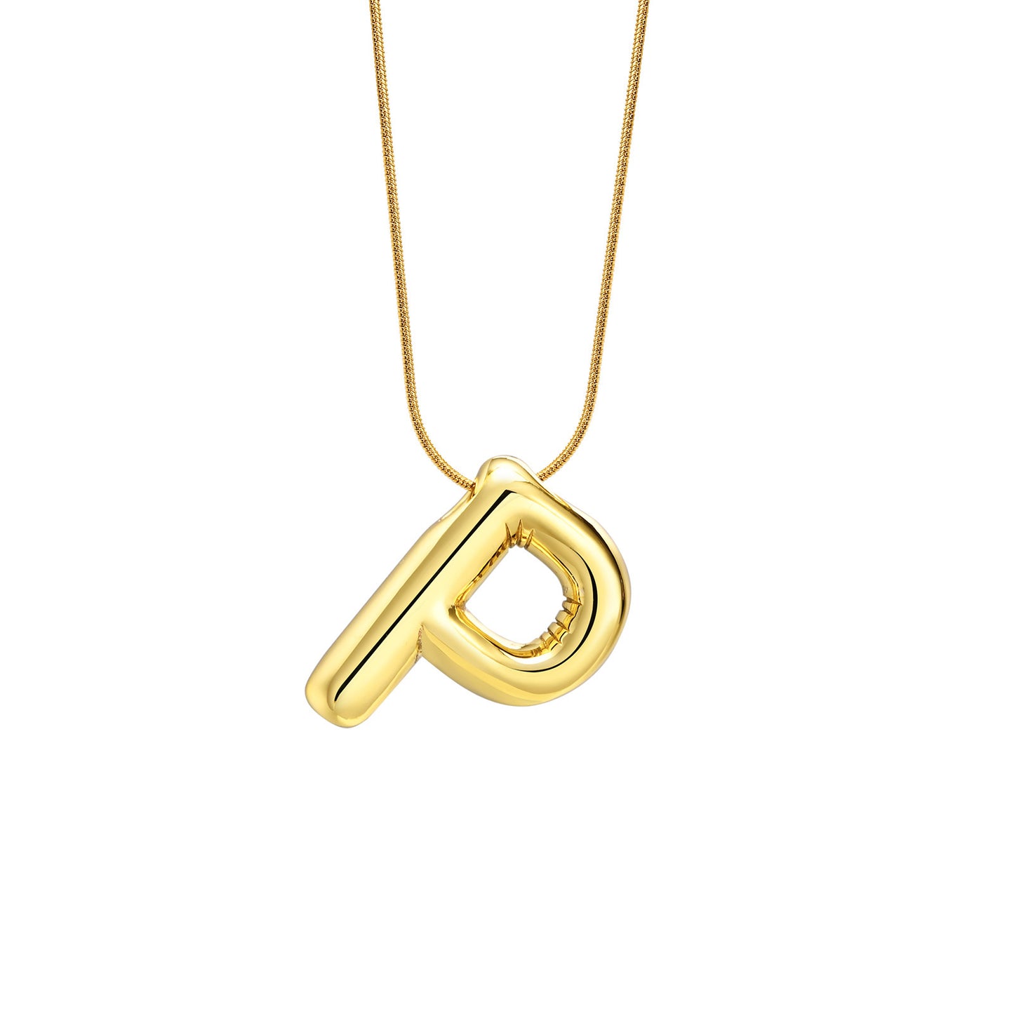 Fashion Round Snake Chain Necklace Women's Gold Jewelry Wholesale