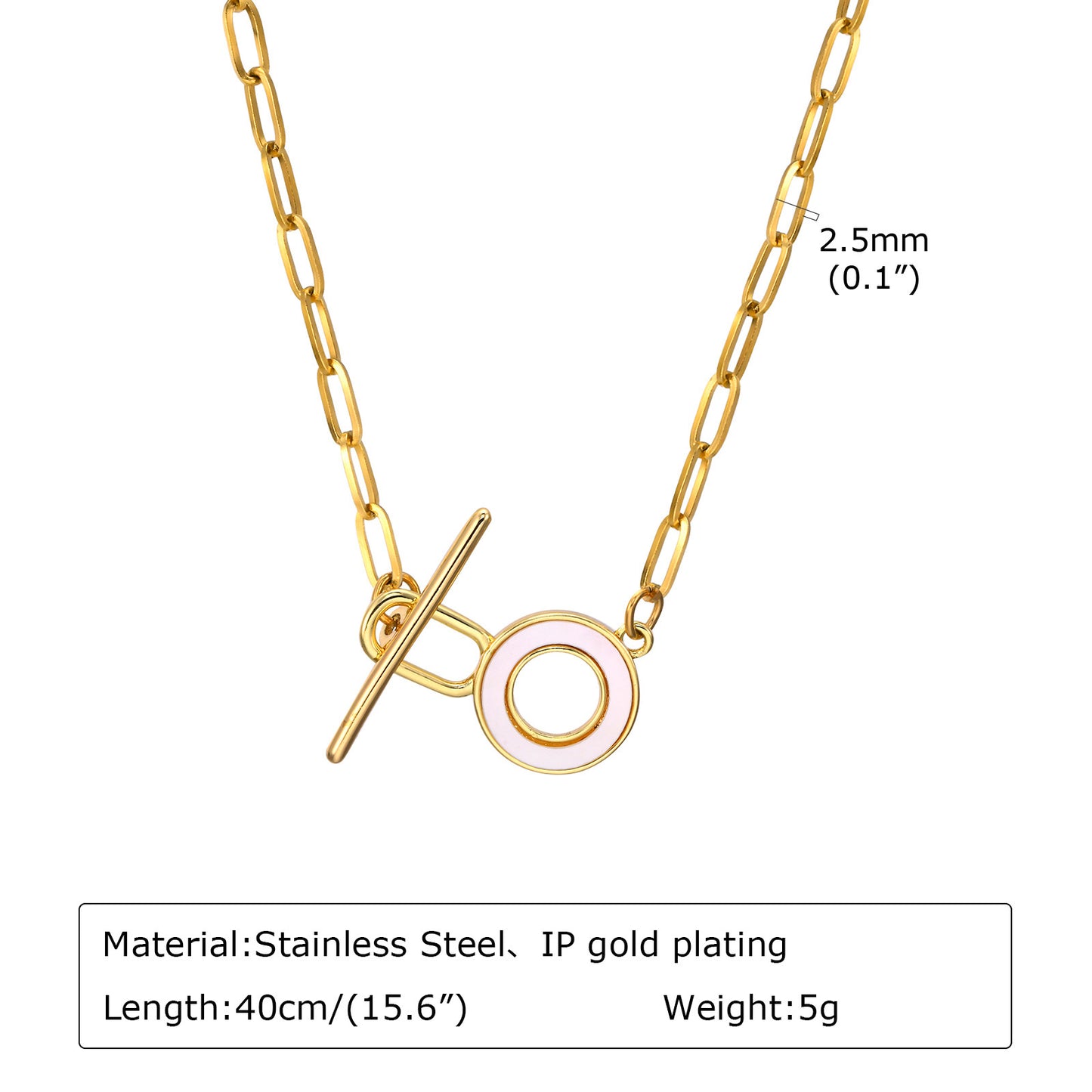 Necklaces Fashion Personality Stainless Steel Necklace Gold