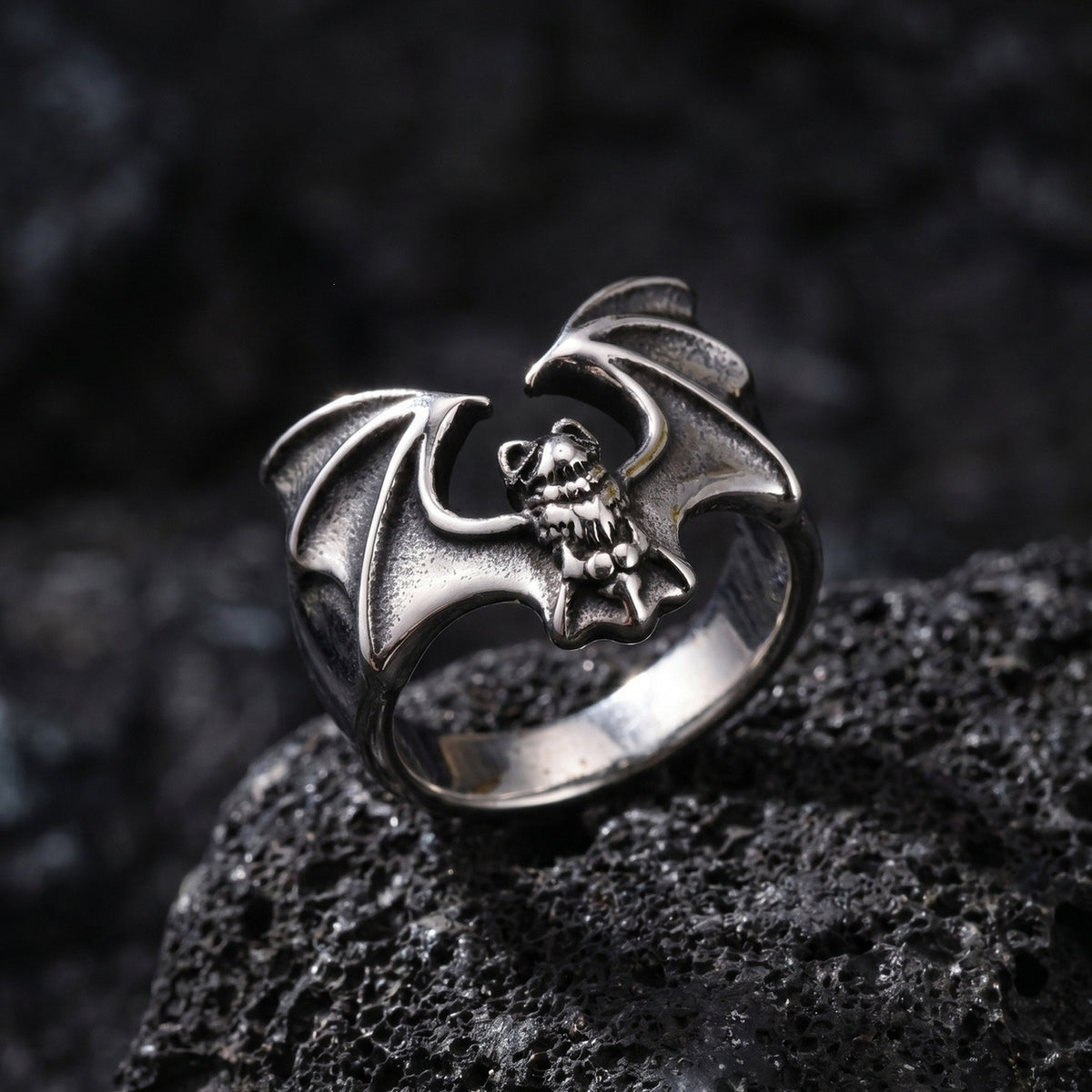 Bat Ring Punk Hip Hop Halloween
