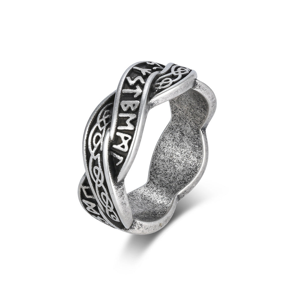 Viking-Inspired Ring — Three Finishes