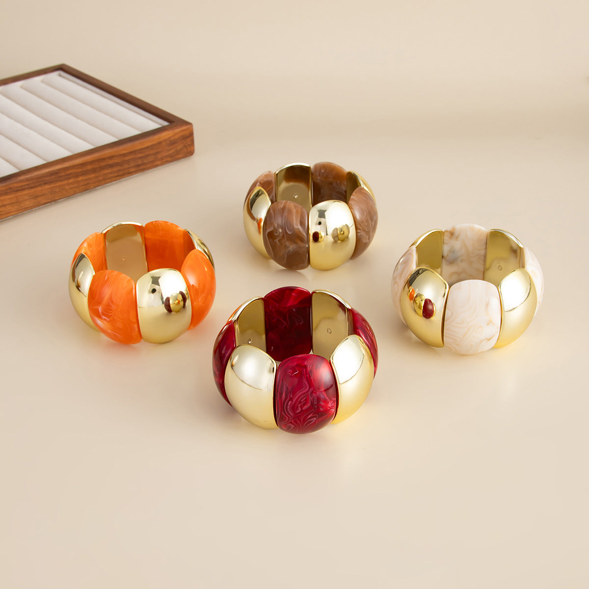 Planderful Elastic Ring Splice Bracelet Vienna Verve For Trendy Women And Men Luxury Accessory