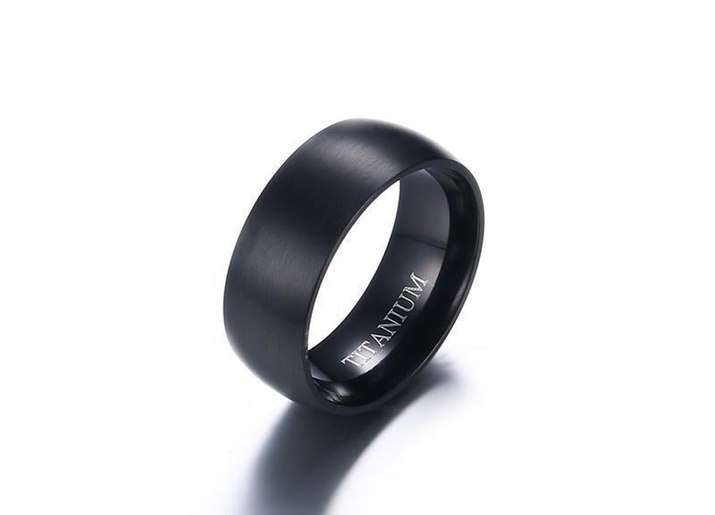 Men Rings Titanium Jewelry European American Fashion Rings