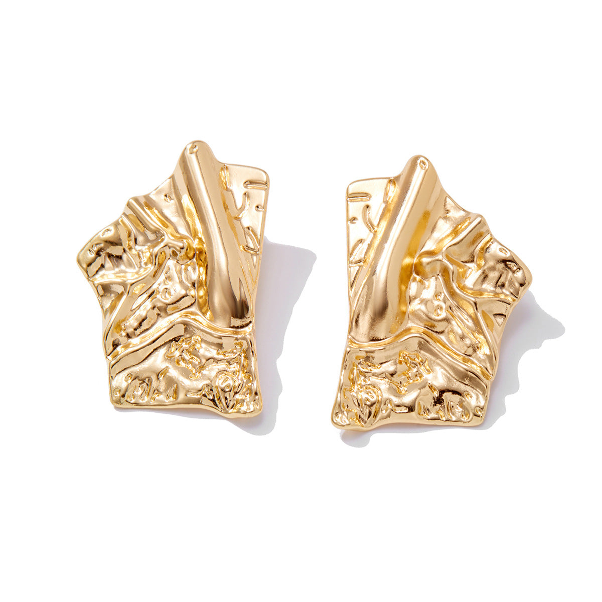 Planderful Vienna Verve Earrings – Elegant Irregular Geometric Design