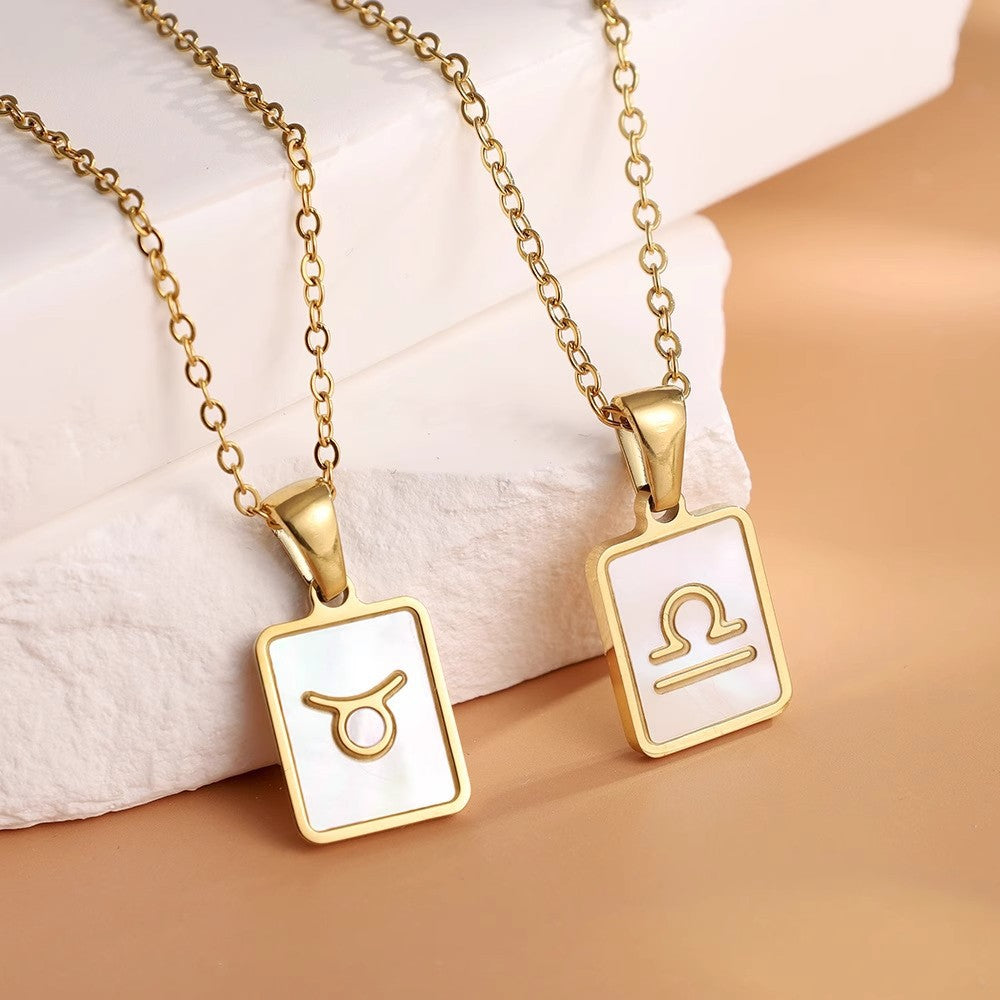 Planderful Jewelry Constellation Necklace Stainless Steel Minimalist Pendant For Everyday Elegance