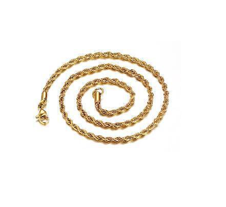 Cross Braided Stainless Steel Necklace
