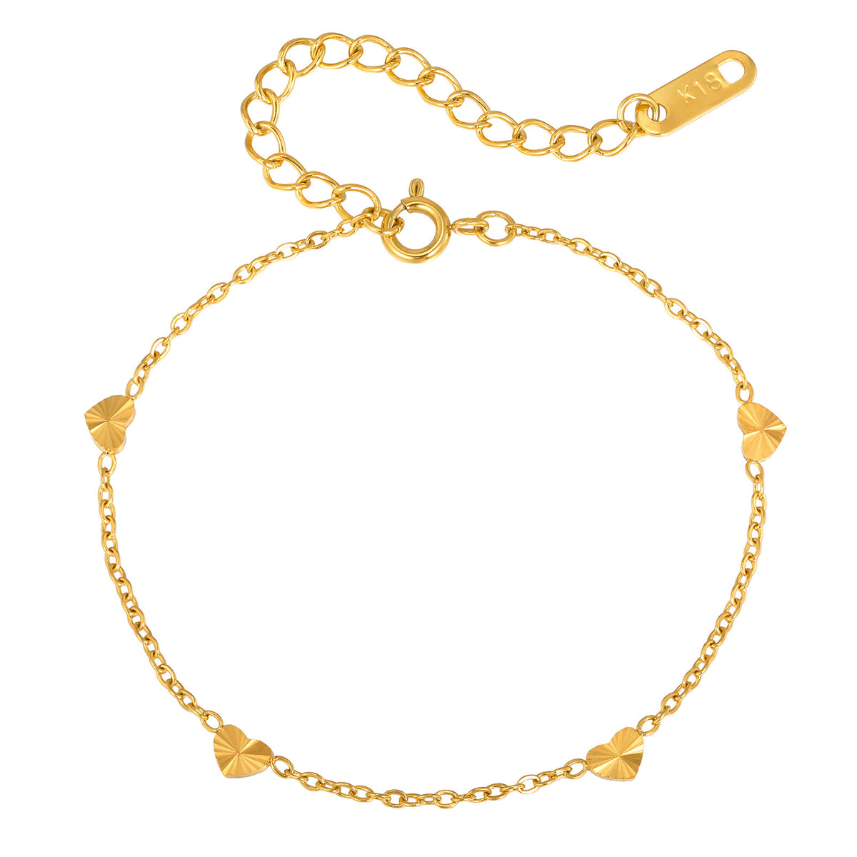 Heart Stainless Steel Bracelet Unisex