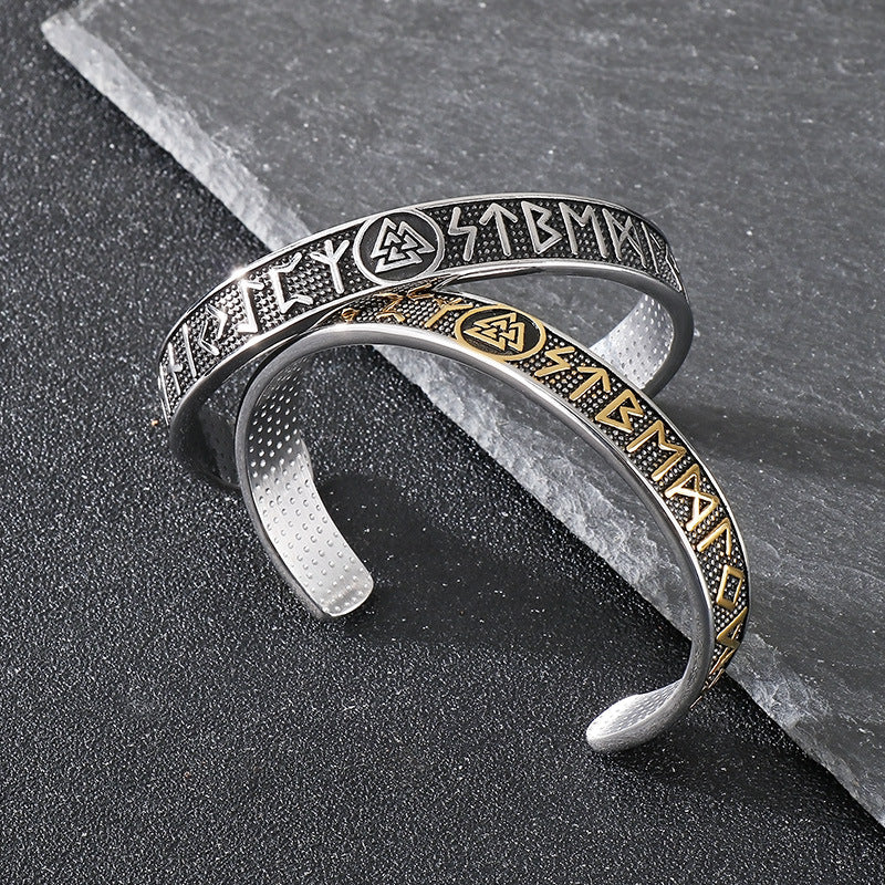 Planderful Viking Rune Bracelet For Men Personalized
