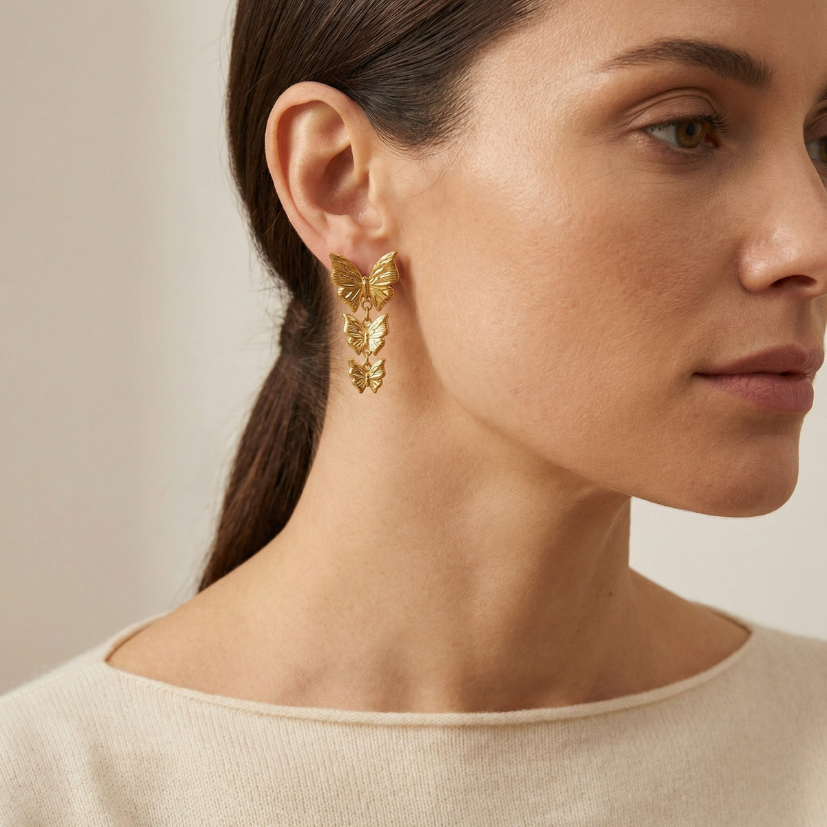Modern Stainless Steel Earrings