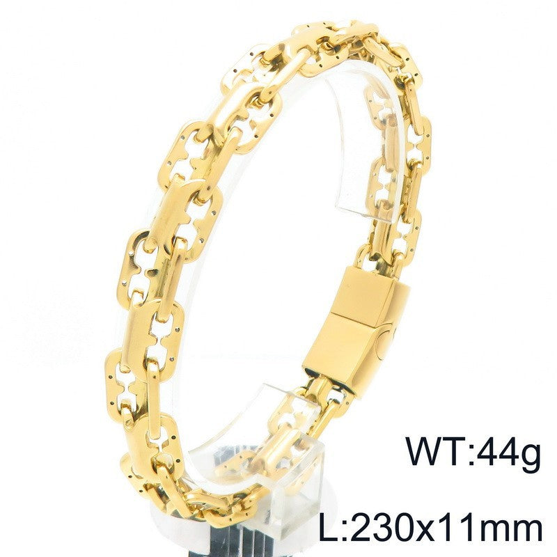 Planderful Everyday Genie Mens Magnetic Bracelet Double Row