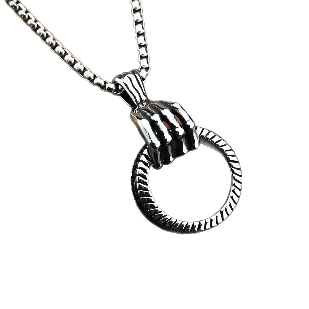Gothic Skull Stainless Steel Men's Ring
