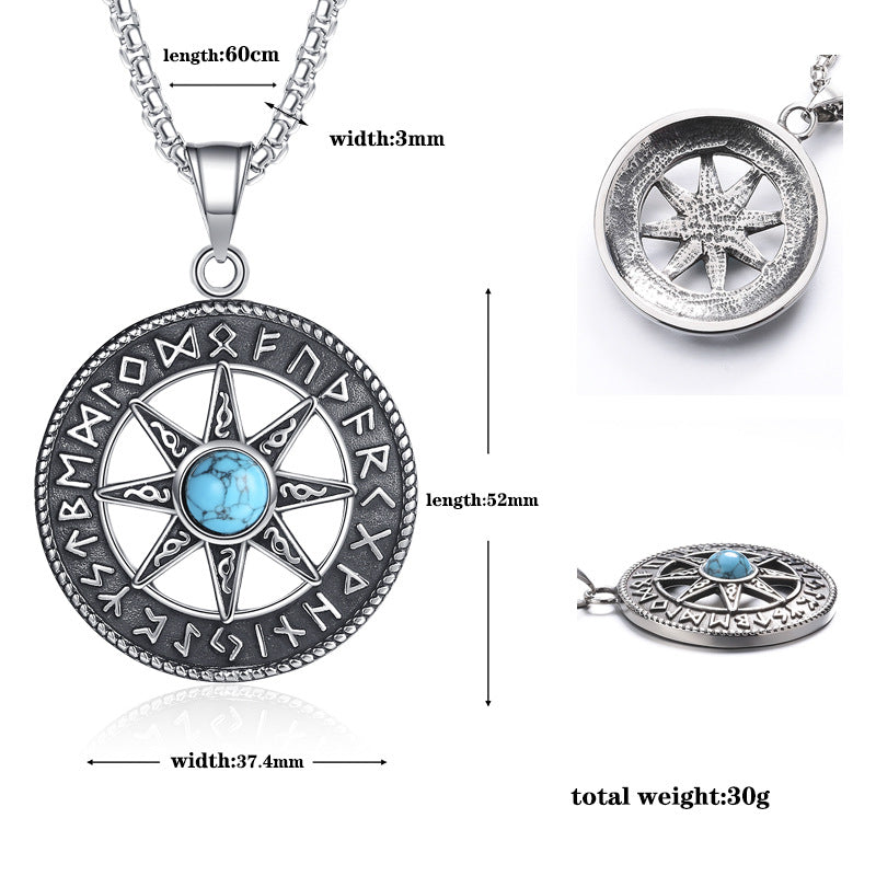 Steel Necklace – Vintage Men's Necklace