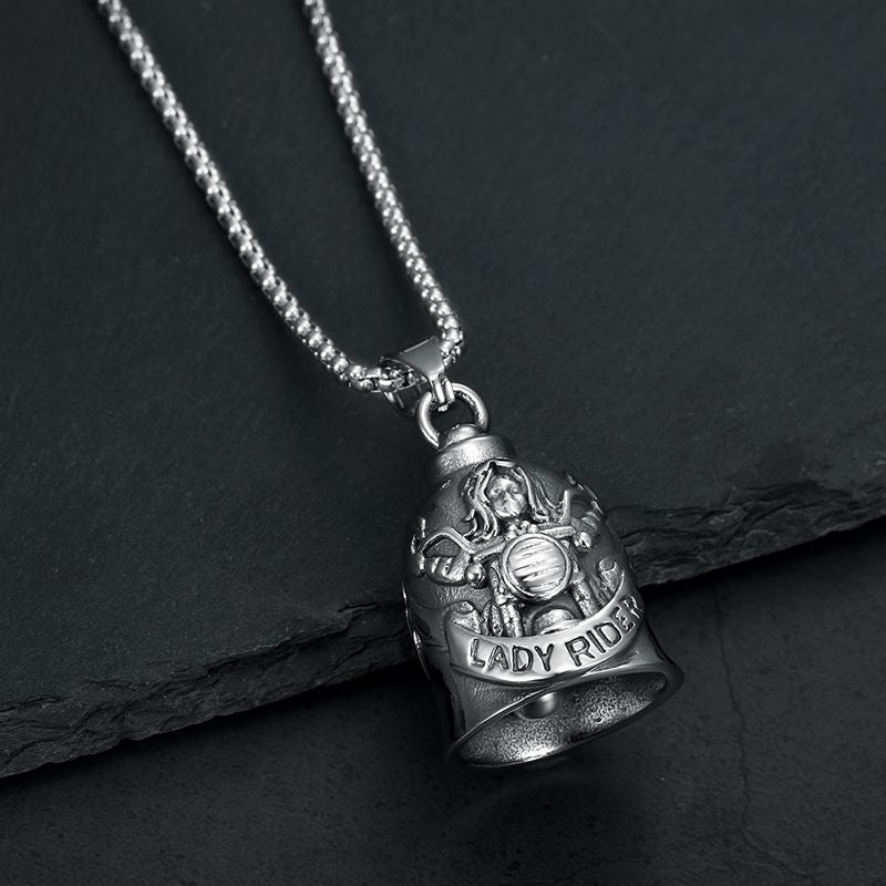 Biker Motorcycle Stainless Steel Pendant Necklace