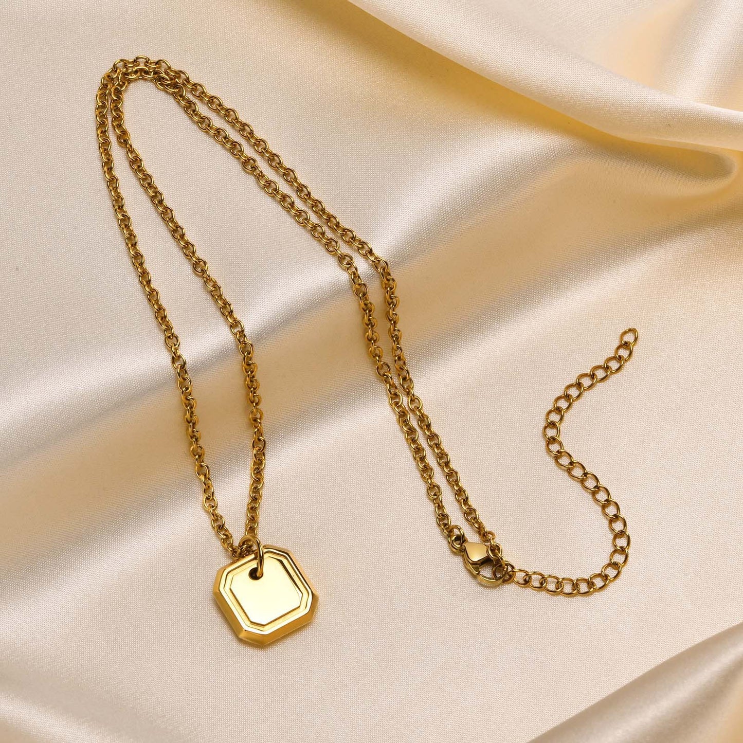 Collarbone Chain Stainless Steel Female Geometric Necklace