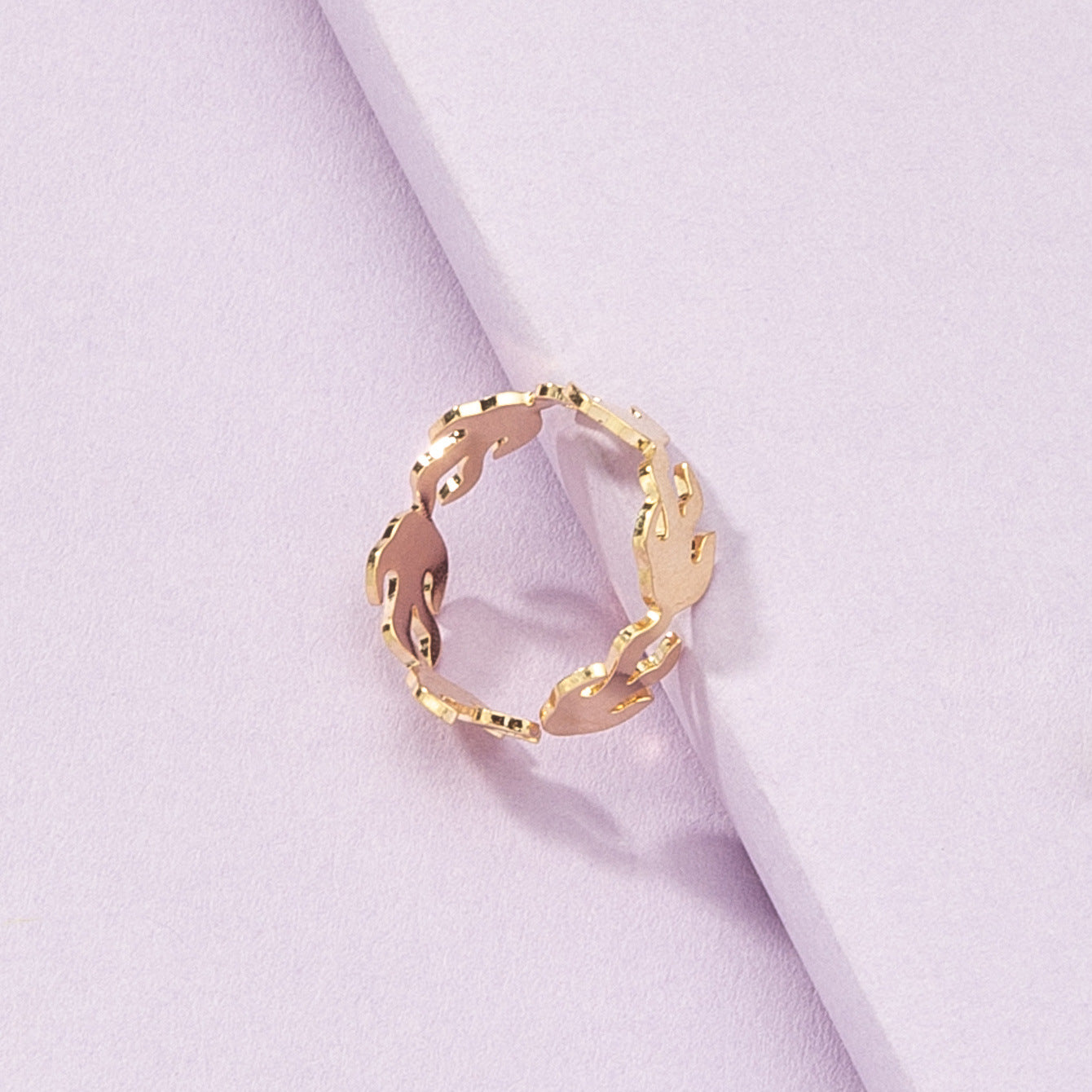 Trendy Summer Jewelry Collection Featuring Unique Fire-Shaped Ring and Instagram-Inspired Bracelet