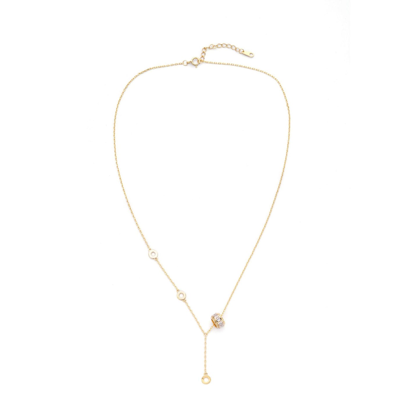 Premium Light Luxury Zircon-Encrusted S925 Sterling Silver Necklace