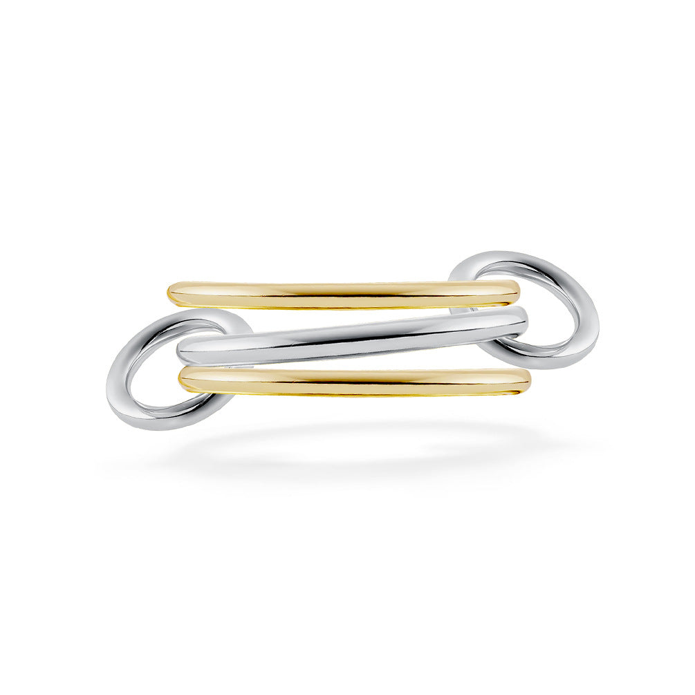 Planderful Everyday Genie Three Ring Stacking Ring Stainless Steel For Women Unisex Statement Jewelry