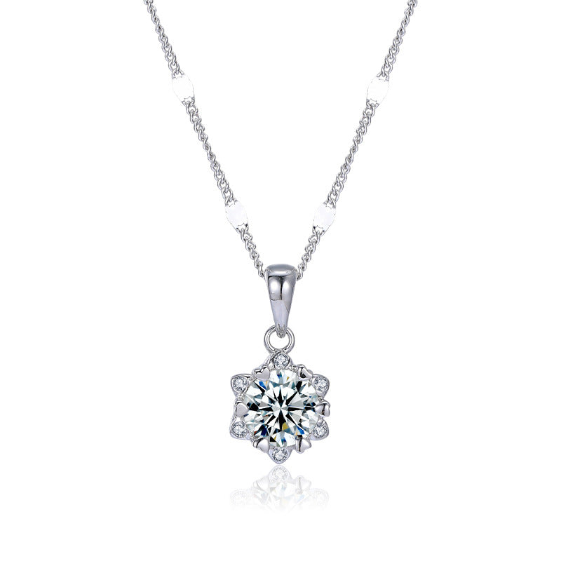 Sun 925 Sterling Silver Pendant Necklace