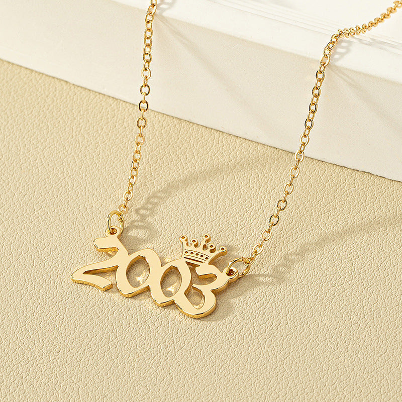 Regal Crown Pendant Necklace - Vienna Verve Collection