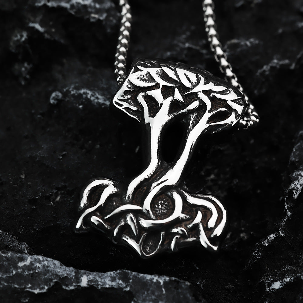 European and American Retro Stainless Steel Men's Pendant