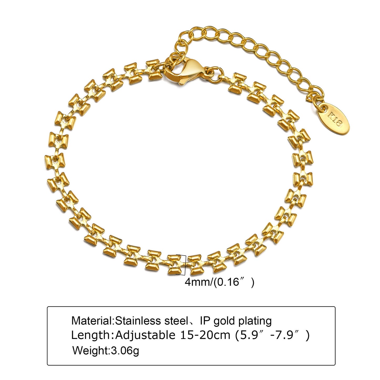 Stainless Steel Bow Ladies W Shape Bracelet & Necklace Set