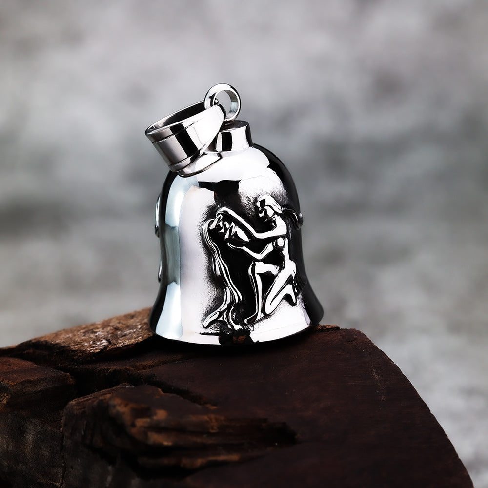 Tree of Life Skull Stainless Steel Men's Pendant Necklace