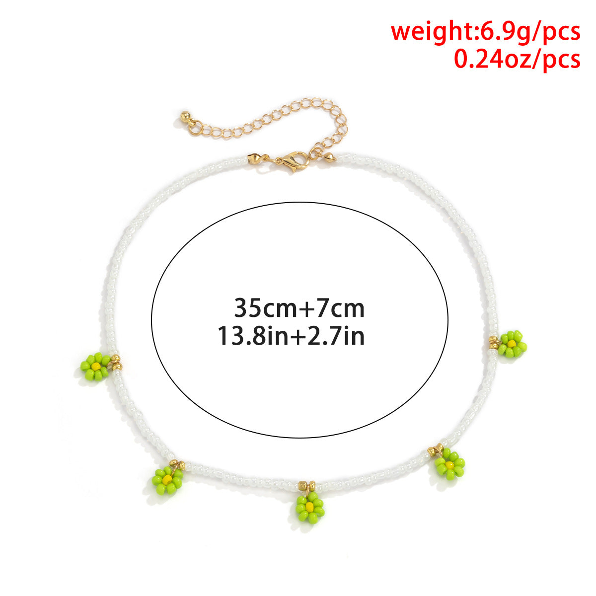 Planderful Vienna Verve Daisy Fringe Collarbone Necklace For Women Elegant Holiday Style