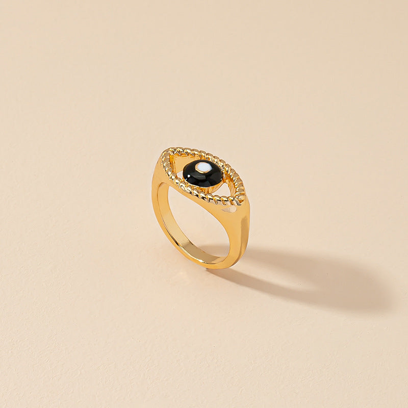 Asymmetric Eye of the Celestial Ring