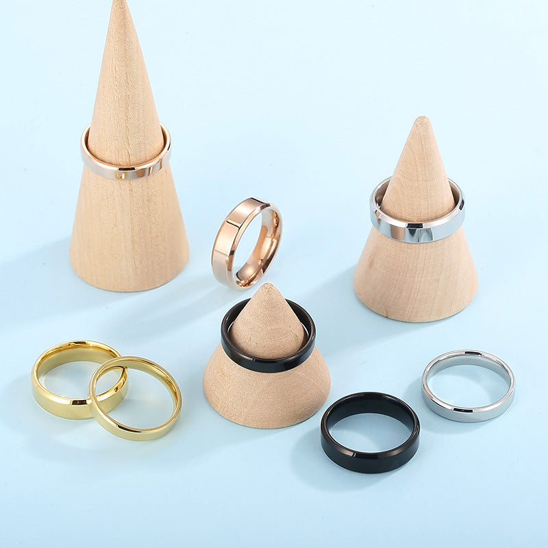 Korean With The Same Stainless Steel Ring, Harajuku Cold Wind Smooth