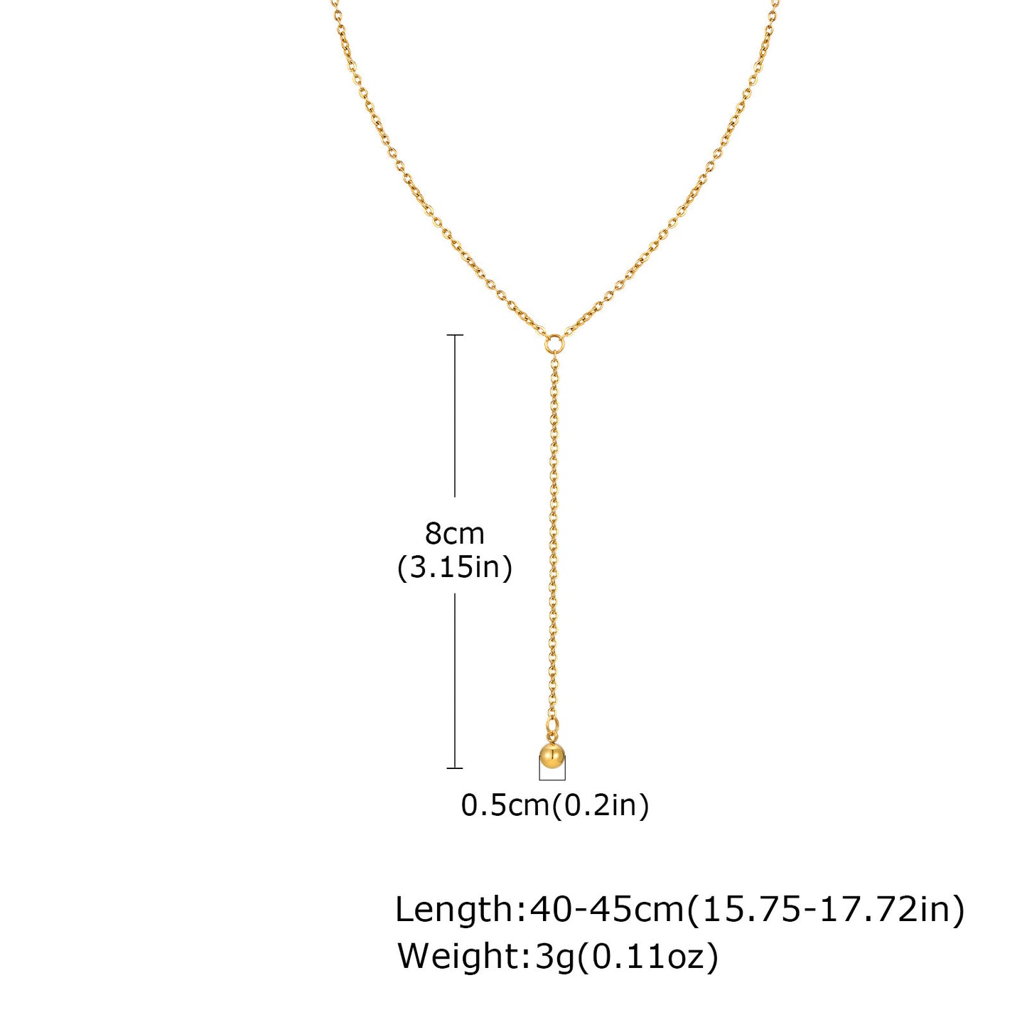 A Variety Of Y-Shaped Necklace – Women's Gold Imitation Pearl Tassel Stacked With Style