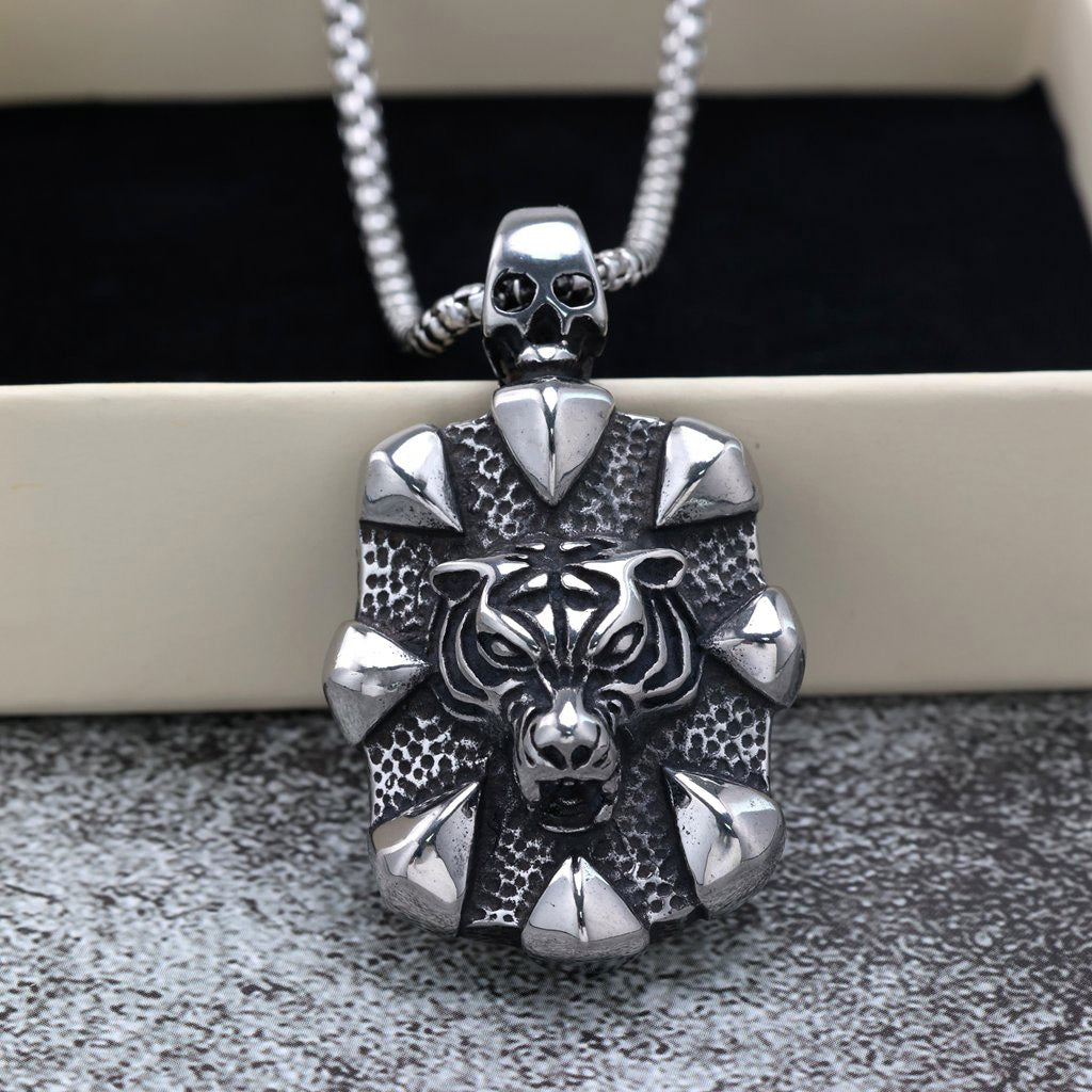Punk Vintage Stainless Steel Men's Pendant Necklace
