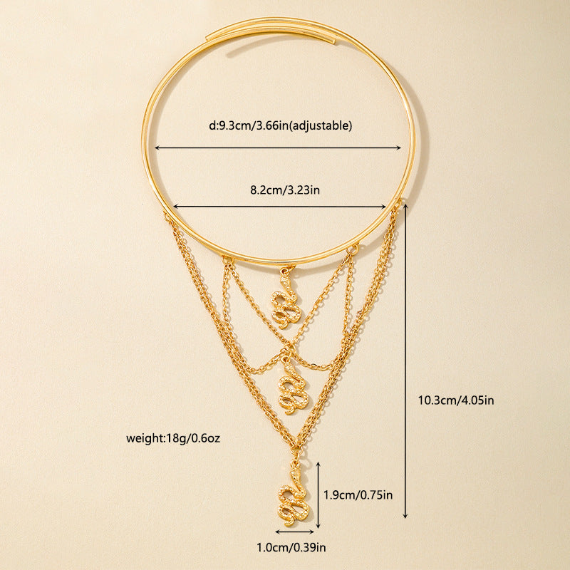 Planderful Vienna Verve Bracelet – Elegant Metal Line Tassel Design