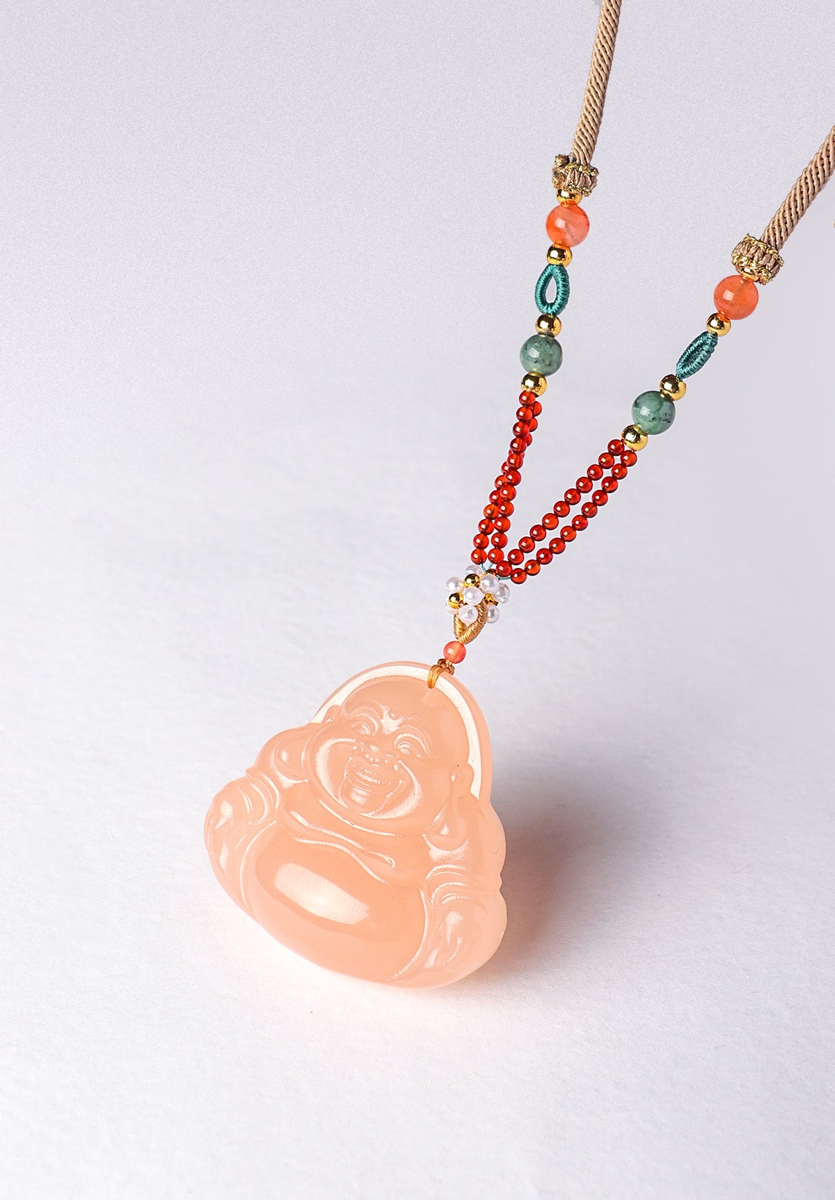 Agate Jade Pendant Necklace