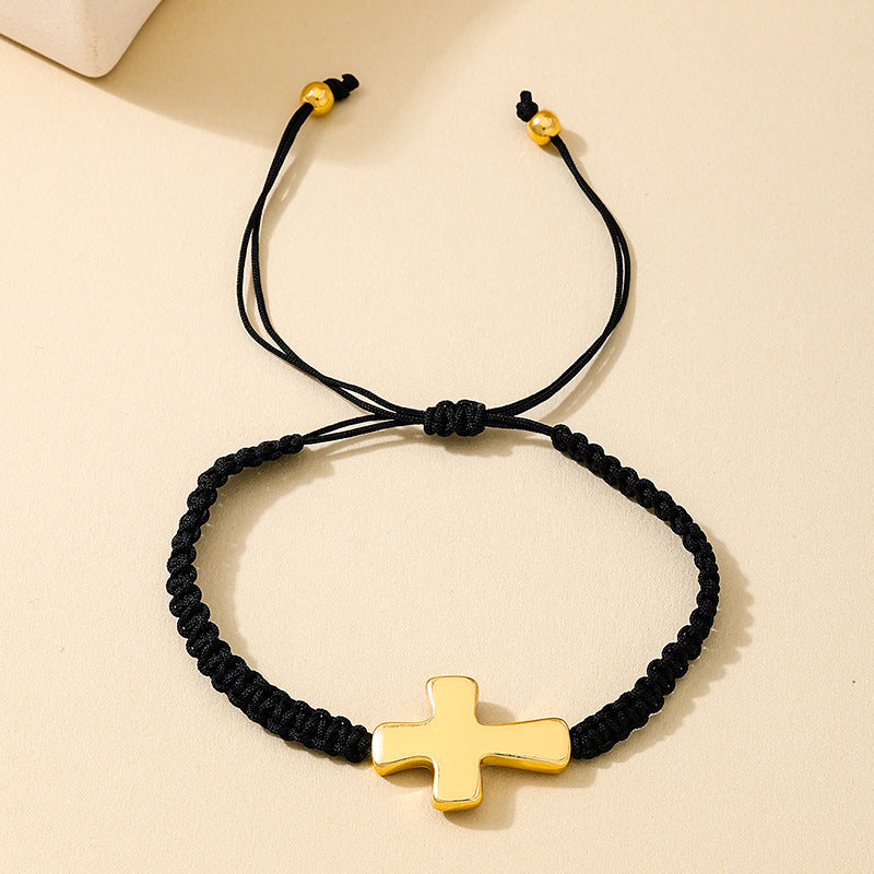 Planderful Vienna Verve Bracelet – Fashionable Versatile Metal Cross Design