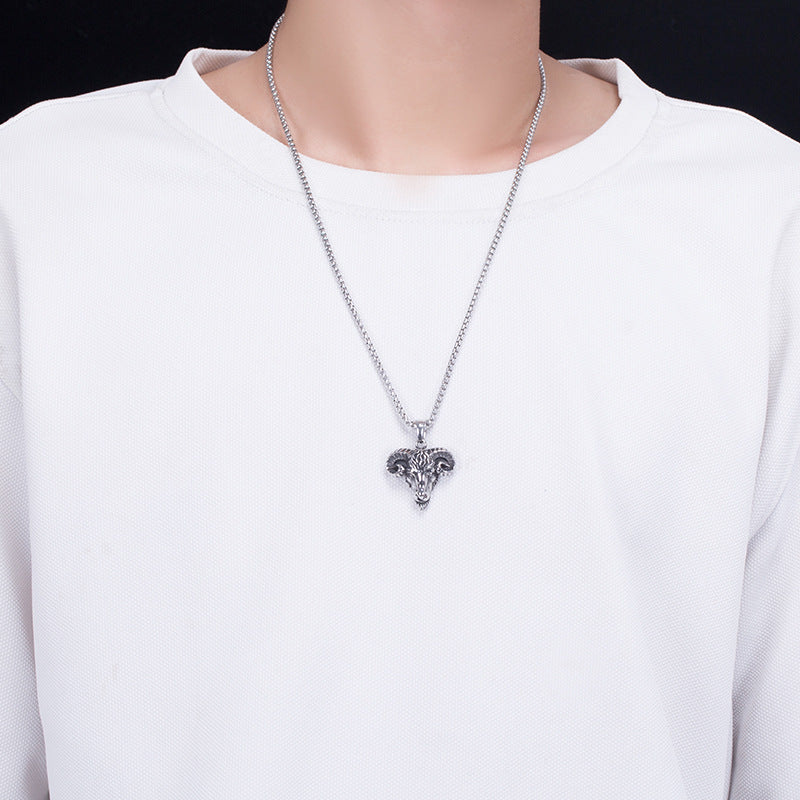 Titanium Steel Necklace - Vintage Hip Hop Punk
