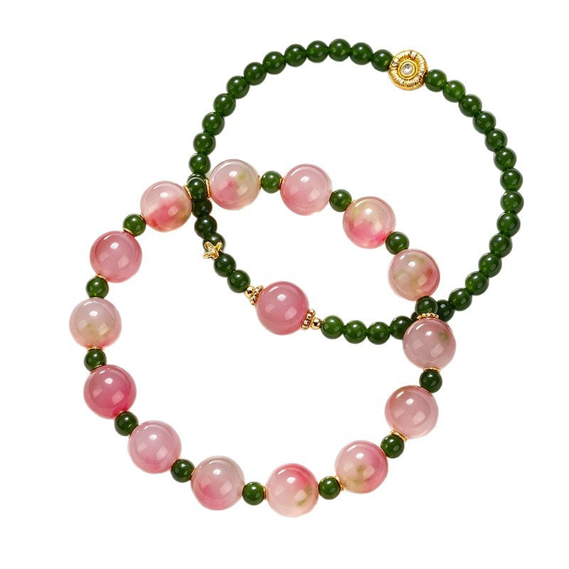 Chalcedony Layered Bracelet