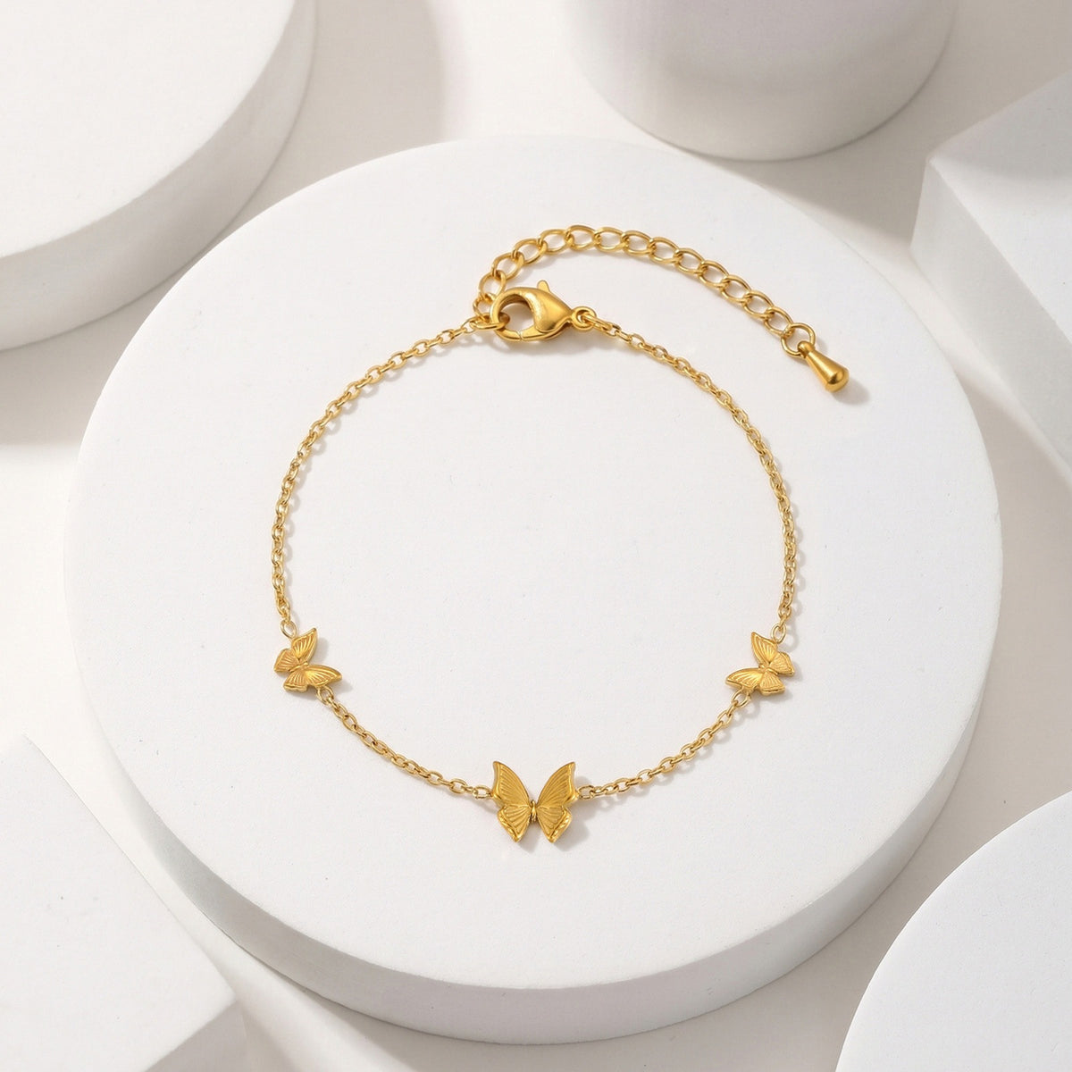 Butterfly Stainless Steel Bracelet