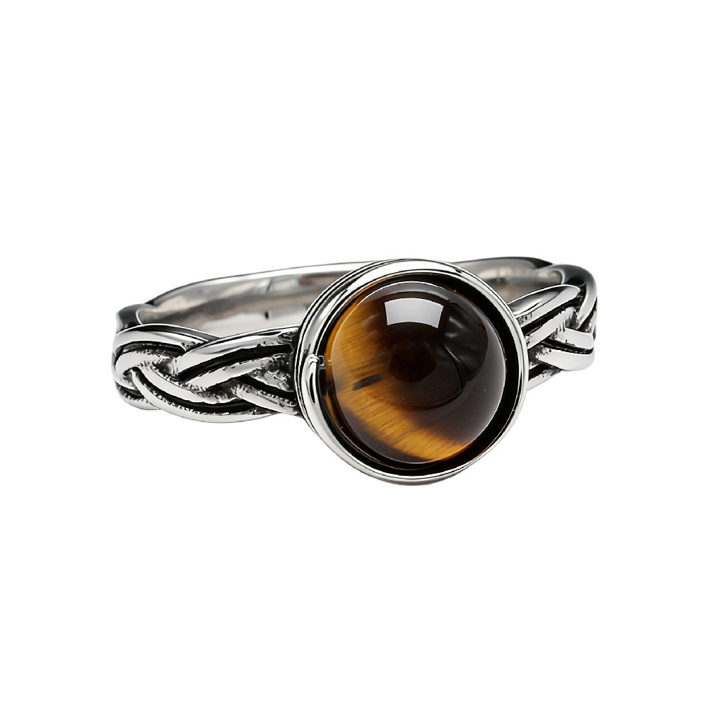 Planderful Titanium Steel Ring For Unisex, Minimalist Protection Motif, Durable Fashion Accessory 7-11