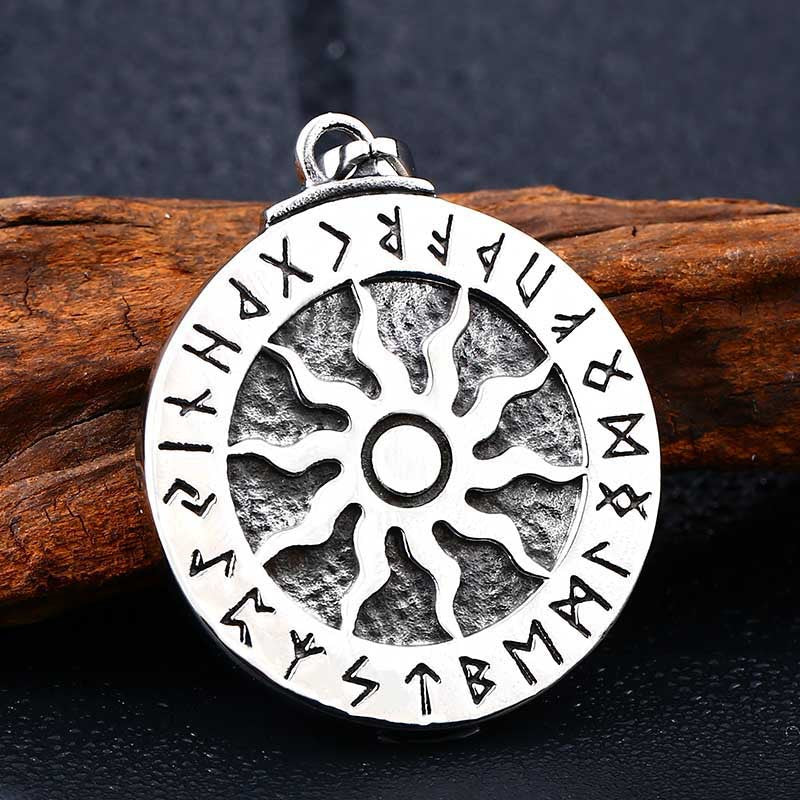 Viking-Inspired Stainless Steel Pendant for Men – Personalized Retro Jewelry from Europe and America