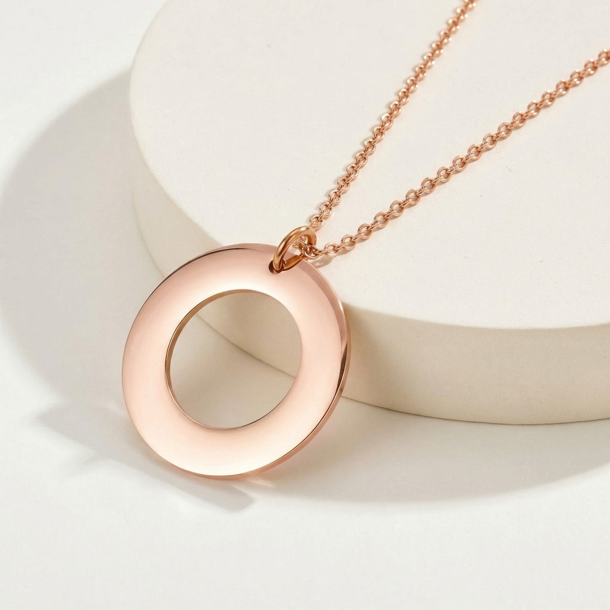 Internet Celebrities Cold Wind Collarbone Chain Stainless Steel Flat Cross Chain Light Necklace