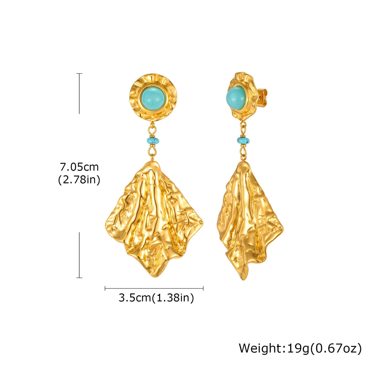 Stainless Steel Geometric Vintage Earrings