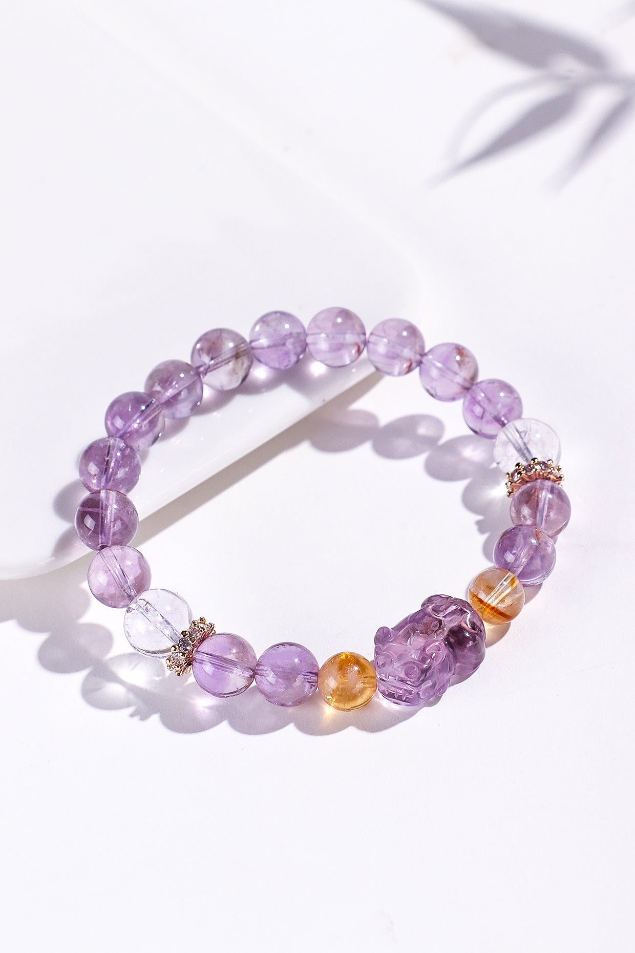 Planderful Fortune's Favor Amethyst Bracelet – Elegant Women's Fashion Accessory