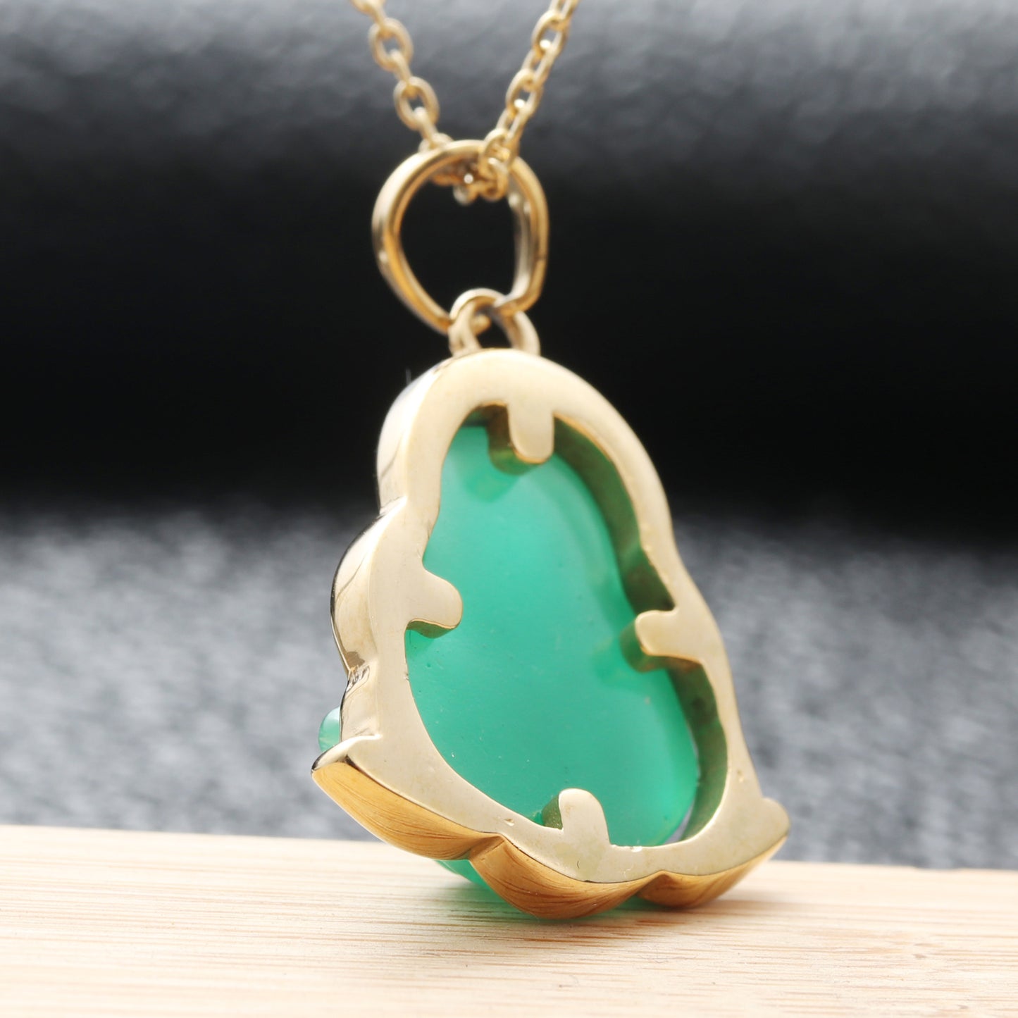 Titanium Steel Maitreya Buddha Pendant - Retro Punk Trendy Stainless Steel Necklace for Girls