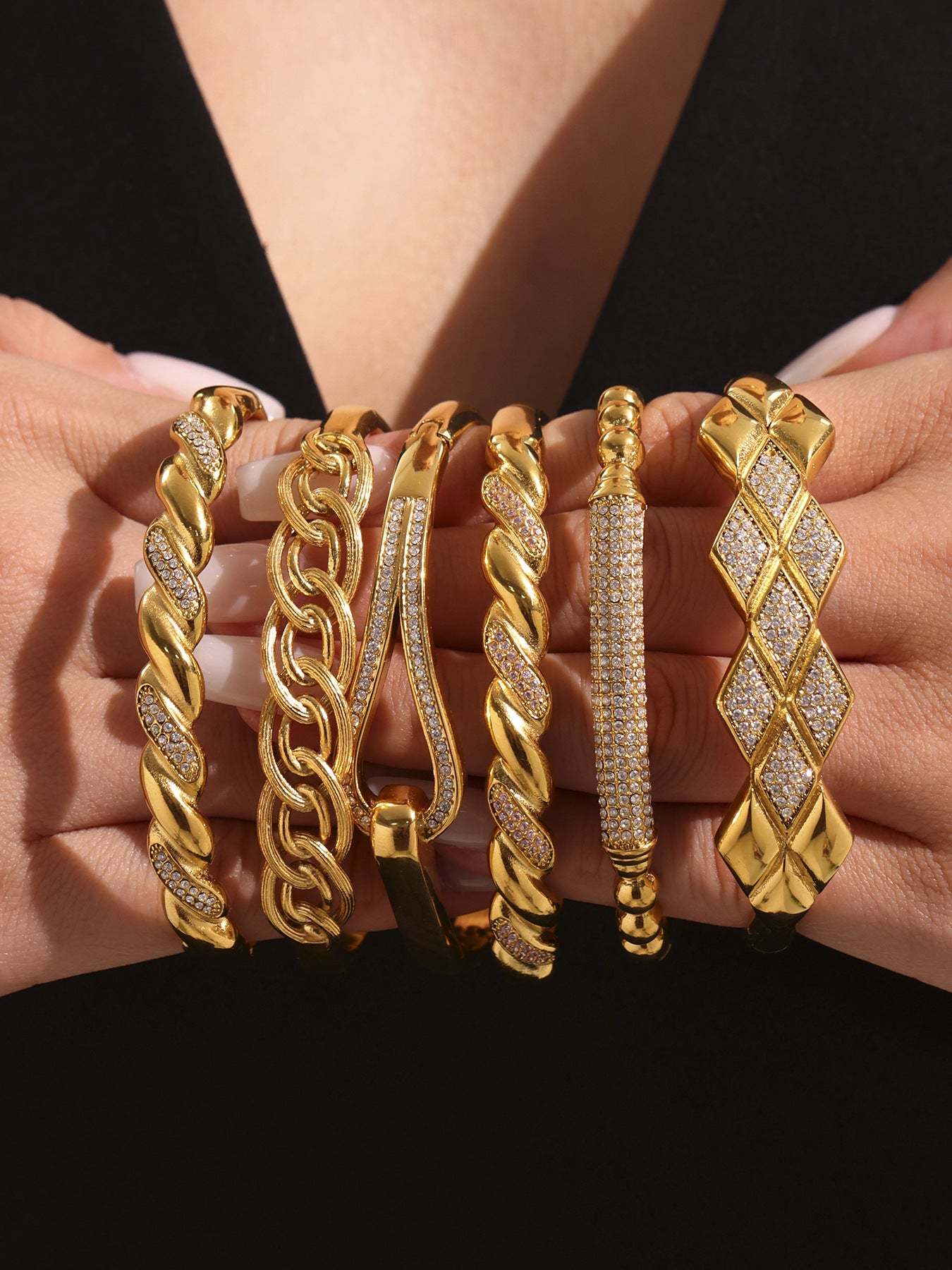 Planderful Everyday Genie Stainless Steel Zircon Bracelet