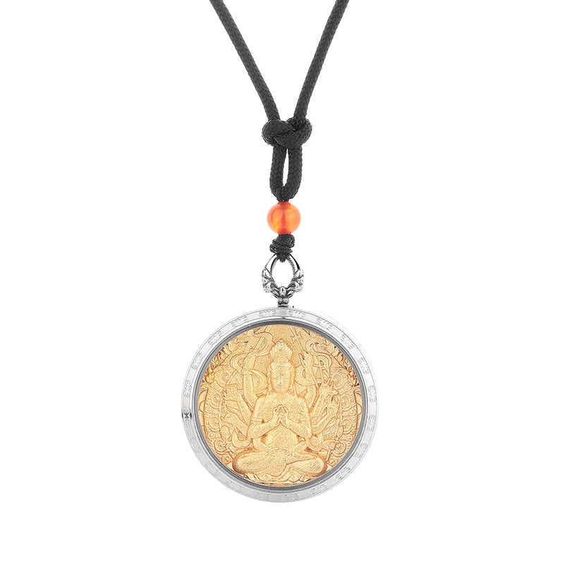 Steel Necklace – Elegant Everyday Buddha Gift