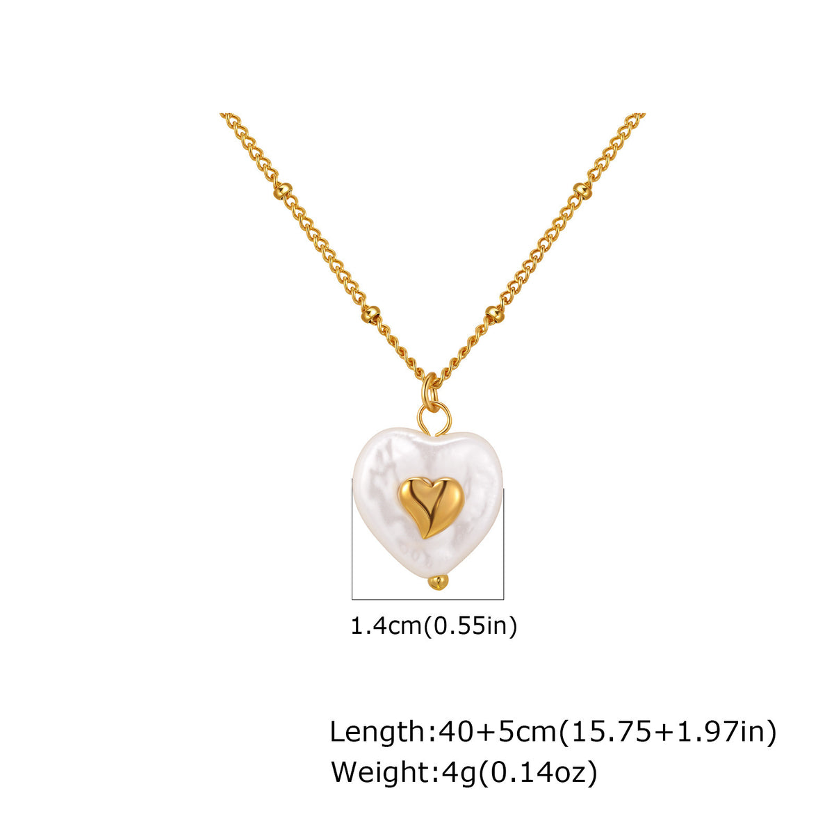 Pearl Stainless Steel Necklace