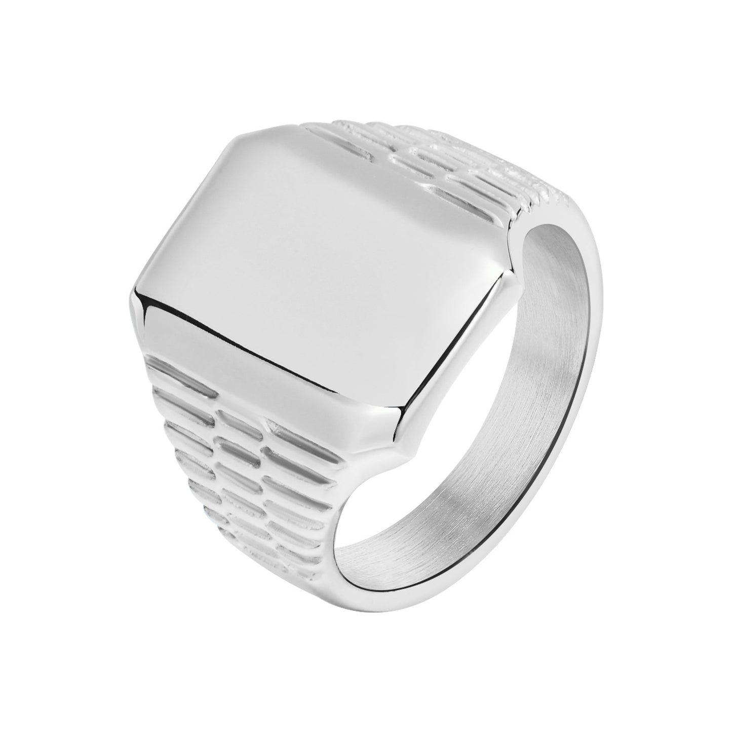 Stainless Steel Cross-Border Ring for Men's Fashion Trend